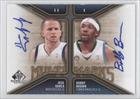 2009-10 SP Game Used Multi Marks Dual #MDBJ - Bobby Brown Jose Barea
