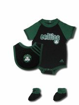 NBA Infant Boston Celtics Boys Bib & Bootie Set - R228Syce (Multi, 12 Months)