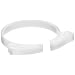 Acetal Snapper Type Hose Clamp, Quick Ratchet Closure, For 2 1/2" Nominal Tube OD, 2.259-2.582 Clamp ID (Pack of 100)