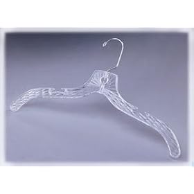 <b>Clothes Hanger - Crystal Dress Hangers - (Clear)</b>