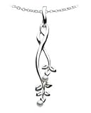 Kit Heath Twisted Leaves & Pearl Pendant