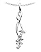Kit Heath Twisted Leaves & Pearl Pendant