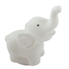Plastic Colorful Light Flash White Elephant Shaped Desk Lamp: Home &amp; Kitchen