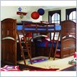 Lea Deer Run Triple Bunk Bed 4 Piece Bedroom Set