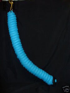 WEAVER LUNGE LINE TURQUOISE BLUE HORSE TRAINING