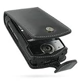 Luxury Black Leather Premium Flip Case for HTC Cruise / XDA Orbit 2