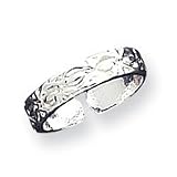 Genuine IceCarats Designer Jewelry Gift Sterling Silver Toe Ring Size 0.00
