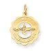 14k My Confirmation with Dove Pendant - Measures 19x19mm