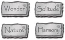 Nature Words Silver Lil' Charms for Scrapbooking (LC0048)
