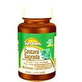 Sundown Cascara Sagrada Healthy Colon Capsules, Herbal Supplements - 100 Ea