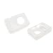 Canon PowerShot SD630 Silicone Skin Case - Plus Free Accessory - (Frosty Clear)