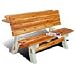 Kitchen & Housewares : Finley 5219 Flip Top Bench Table - Green
