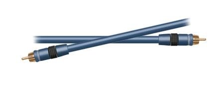 Performance Series Premium RCA Phono Subwoofer Cable / Lead 5m - Gold Plated Plugs, Multi Shielded Construction, Oxygen Free Conductors