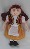 Cloth doll- European dolls wearing traditional costumes from the Krakow area-Anna