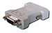 Electronics : DVI TO VGA ADAPTER DVI Male plug to VGA Female socket. Analogue to Analogue converter.