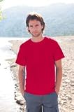 Fruit of the Loom Heavy Cotton T-Shirt in 7 Farben Rot,XXXL