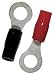 Scosche P8rti-100 8-gauge Ring Terminals - 100 Pack