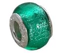 Kult-Schmuck! Bead GlasBead türkis / metallic. Beads passen zu 
allen bekannten Herstellern. Art: 5457