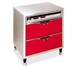 APW Wyott HDX-2 120 - 2 Warming Drawers, 12 x 20 x 6.25 in Pan, Digital, Stainless, 120 V
