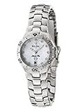 Bulova 98R002 Marine Star White Mother-of-Pearl Dial Stainless Steel Women's Watch