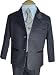 Bond Black Childrens Tuxedo with Gold Satin Vest and Long Tie