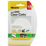 MEMOREX MINI DVD CLEAN CLOTHS 10-PK (Retail)