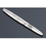 Namiki Sterling Mt. Fuji Fountain Pen - Sterling Silver, Medium Nib 60685