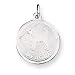 Sterling Silver Beagle Disc Charm