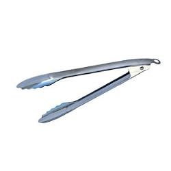 Rosle 12" Locking Tongs; One Hand Operation