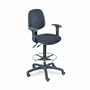 Safco Highland Mid-Range Lab Chair in Black