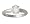3/4 ct.tw Oval Diamond Solitaire Ring in Platinum