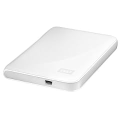 Western Digital WDBAAA5000AWT My Passport Essential 500GB externe Festplatte (6,4 cm (2,5 Zoll), 5400rpm, 8MB Cache, USB 2.0) wei