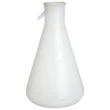 Nalgene Polypropylene Filtering Flask with Angled Tubulation