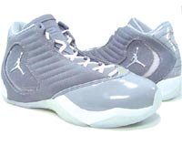 Buy Nike Air Jordan B-2rue Basketball Shoe (cool grey / white / silver / tour yellow)