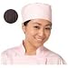 San Jamar H047 Cotton Pill Box Hat, Regular, Red/Gray Soho Stripe