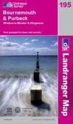 Bournemouth and Purbeck, Wimborne Minster and Ringwood (OS Landranger Map)