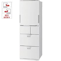 【エコポイント対象商品】シャープ 380L 5ドア ノンフロン冷蔵庫清鮮うるおい冷蔵庫 SJ-KW38R-W