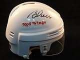 Hull, Brett Autographed/Hand Signed Replica Red Wings Mini Helmet