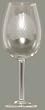 Individually Hand Etched Scallop Shell White Wine Glass 9" Set / 4