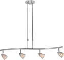 Access Comet 4 Light Adjustable Pendant Brushed Steel