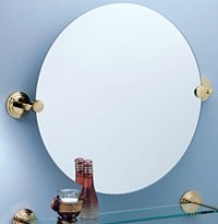 Gatco Marina Round Vanity Mirror 5219RPB Polished Brass