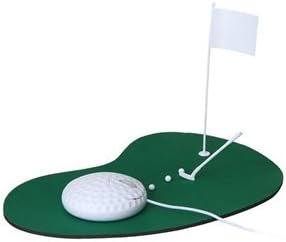 Golf-shaped optical mouse with cable (white)