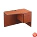 10500 Curved Return f/Corner Workstation, Left, 42w x 18d x 29.5h, Mahogany