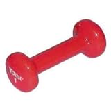 Colored Vinyl Coated Dumbbells (1 lb.) - One Dozen Pairs