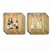 Vin Rouge And Vin Blanc Coasters