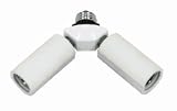 read full review 2 Socket Adapter for Medium Base - 3.75 in. Extension - Satco 77-607