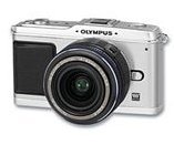 Olympus Pen E-P1 Compact System Camera (14-42mm Silver Lens Kit) - Silver