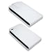 Modern-Tech White PU Leather Flip and Clip Case for iPod Touch 4G (4th Generation)