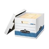 Quick/Stor Box, 12"x15-1/4"x10-1/4", 12/CT, White/Blue