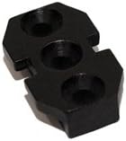 Nocturnal Lights T-Base Adapter with 1/4" Hole and Screws for Underwater Housings from Gates, Aquatica, Light and Motion, Top Dawg, etc.